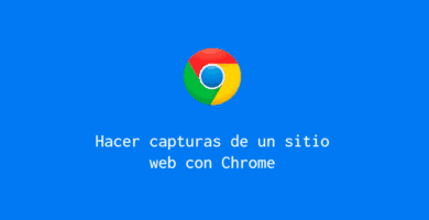 Hacer capturas sitio web con Chrome